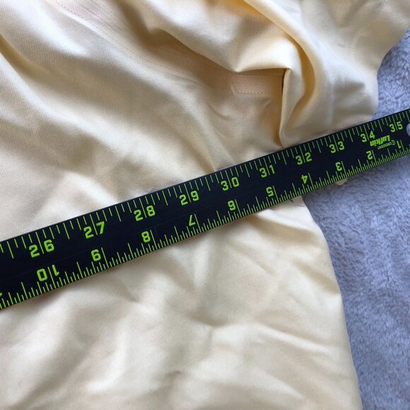 Vintage Cabela's Outfitter Series Men's Shirt 4XL Short Sleeve Button Up Yellow - Picture 4 of 9